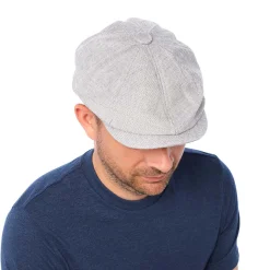 Casquettes*Draeger Paris Casquette plate - Unie crème - Taille unique élastiquée - Homme - Draeger
