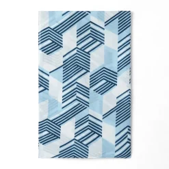 Foulards & Écharpes*Draeger Paris Chèche en Coton - Bleu