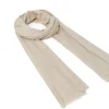 Foulards & Capes*Draeger Paris Chèche uni sable
