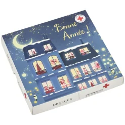 Partenariat Croix Rouge Francaise*Draeger Paris Coffret cartes de voeux Croix-Rouge Bonne année