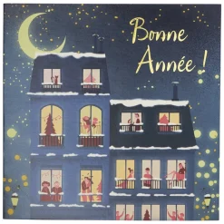 Partenariat Croix Rouge Francaise*Draeger Paris Coffret cartes de voeux Croix-Rouge Bonne année