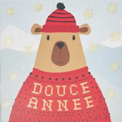 Partenariat Croix Rouge Francaise*Draeger Paris Coffret cartes de voeux Croix-Rouge Douce année - Or