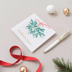 Partenariat Croix Rouge Francaise*Draeger Paris Coffret cartes de voeux Croix-Rouge Bonheur et réussite