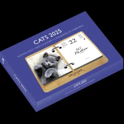 Agendas*Draeger Paris Coffret éphéméride Agenda Yvon 2025 - Edition Chat