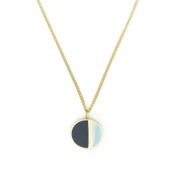 Colliers*Draeger Paris Collier Email Tokyo - Bleu Lavande