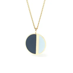 Colliers*Draeger Paris Collier Email Tokyo - Bleu Lavande