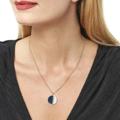 Colliers*Draeger Paris Collier Email Tokyo - Bleu Lavande