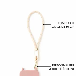 Cordons De Telephone*Draeger Paris Cordon de Téléphone Court - Beige