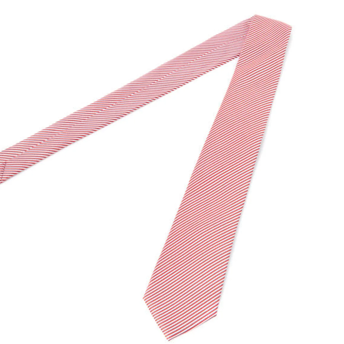 Cravates*Draeger Paris Cravate en Soie Jacquard Rouge