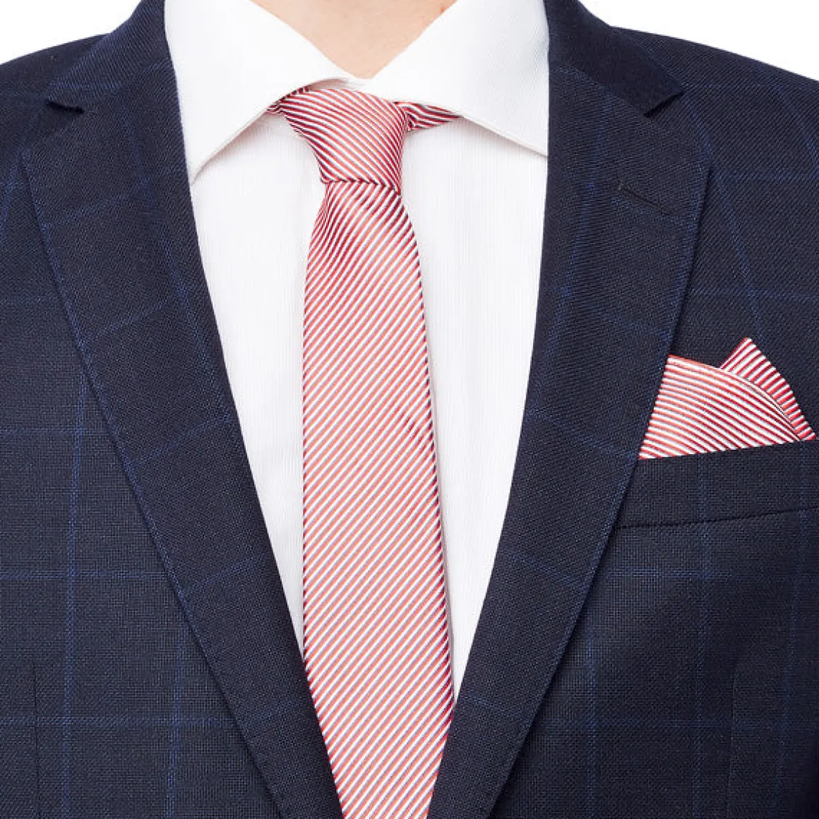 Cravates*Draeger Paris Cravate en Soie Jacquard Rouge