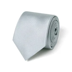 Cravates*Draeger Paris Cravate faux uni gris clair