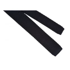 Cravates*Draeger Paris Cravate tricot uni marine