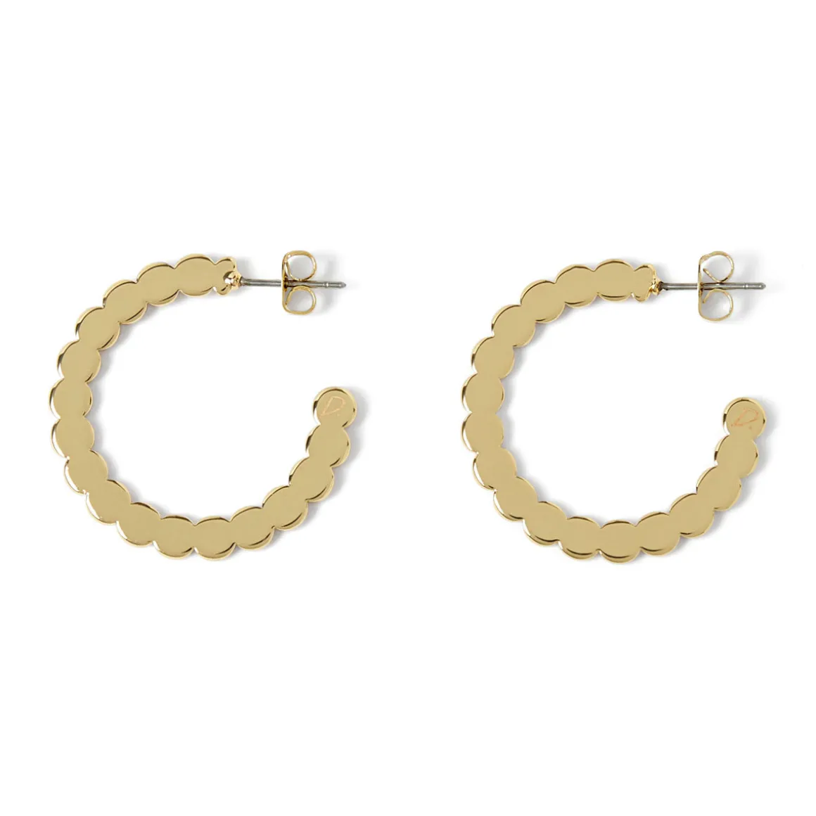 Boucles D'oreilles*Draeger Paris Créoles dentelées