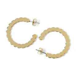 Boucles D'oreilles*Draeger Paris Créoles dentelées