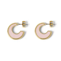 Boucles D'oreilles*Draeger Paris Créoles Email - Plusieurs Coloris