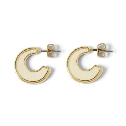 Boucles D'oreilles*Draeger Paris Créoles Email - Plusieurs Coloris