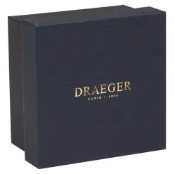 Boucles D'oreilles*Draeger Paris Créoles émail bleu