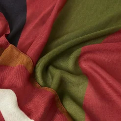 Etole*Draeger Paris Etole en laine à motif cible - rouge