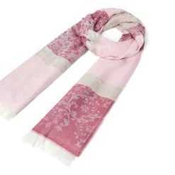 Etole*Draeger Paris Etole Jacquard Floral - Rose - 200 cm x 70 cm