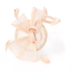 Mariage*Draeger Paris Fascinator à plumes - Uni - Femme - Chapeau de fête de mariage - Taille unique