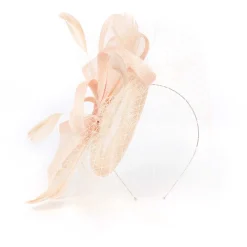 Mariage*Draeger Paris Fascinator à plumes - Uni - Femme - Chapeau de fête de mariage - Taille unique