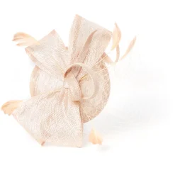 Mariage*Draeger Paris Fascinator à plumes - Uni - Femme - Chapeau de fête de mariage - Taille unique