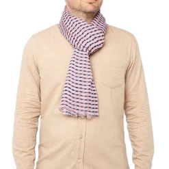 Foulards & Écharpes*Draeger Paris Foulard imprimé Kaleidoscope - Rose - Homme - 70x180 cm - Draeger