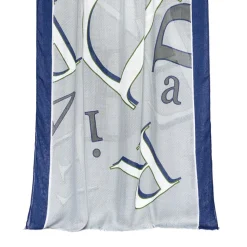 Foulards & Écharpes*Draeger Paris Foulard imprimé Lettres Draeger - Gris - Homme - 70x180 cm