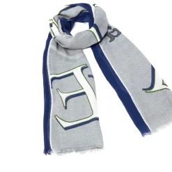 Foulards & Écharpes*Draeger Paris Foulard imprimé Lettres Draeger - Gris - Homme - 70x180 cm