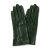 Gants*Draeger Paris Gants Femme En Cuir à Lacets - Vert