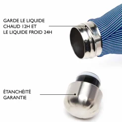 Gourdes Thermos*Draeger Paris Gourde inox - bleu