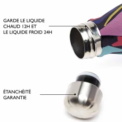 Gourdes Thermos*Draeger Paris Gourde inox - motif abstrait