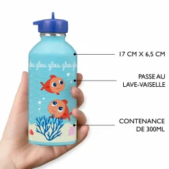 Gourdes*Draeger Paris Gourde inox enfant - Glou Glou Glou