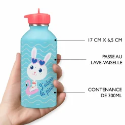 Gourdes*Draeger Paris Gourde inox enfant - J'adore la piscine