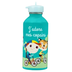 Gourdes*Draeger Paris Gourde inox enfant - J'adore mes copains