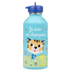 Gourdes|Fournitures Scolaires*Draeger Paris Gourde inox enfant - Je suis un champion