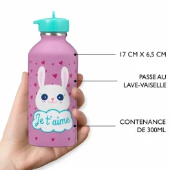 Gourdes*Draeger Paris Gourde inox enfant - Je t'aime