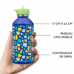 Gourdes*Draeger Paris Gourde inox enfant - Mosaïque