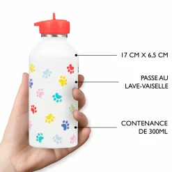 Gourdes*Draeger Paris Gourde inox enfant - Pattes de chat