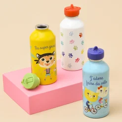 Gourdes*Draeger Paris Gourde inox enfant - Pattes de chat