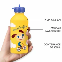 Gourdes*Draeger Paris Gourde inox enfant - Roi de la glisse
