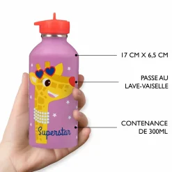 Gourdes*Draeger Paris Gourde inox enfant - Superstar