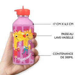 Gourdes*Draeger Paris Gourde inox enfant - Super sœur