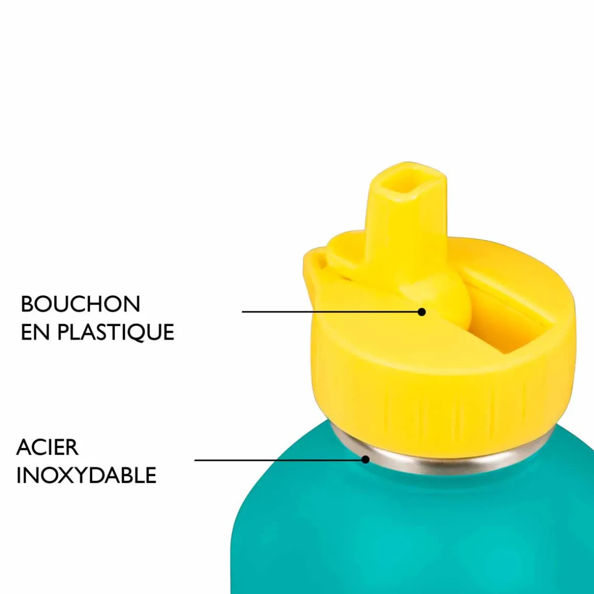 Gourdes*Draeger Paris Gourde inox enfant - Vive l'école