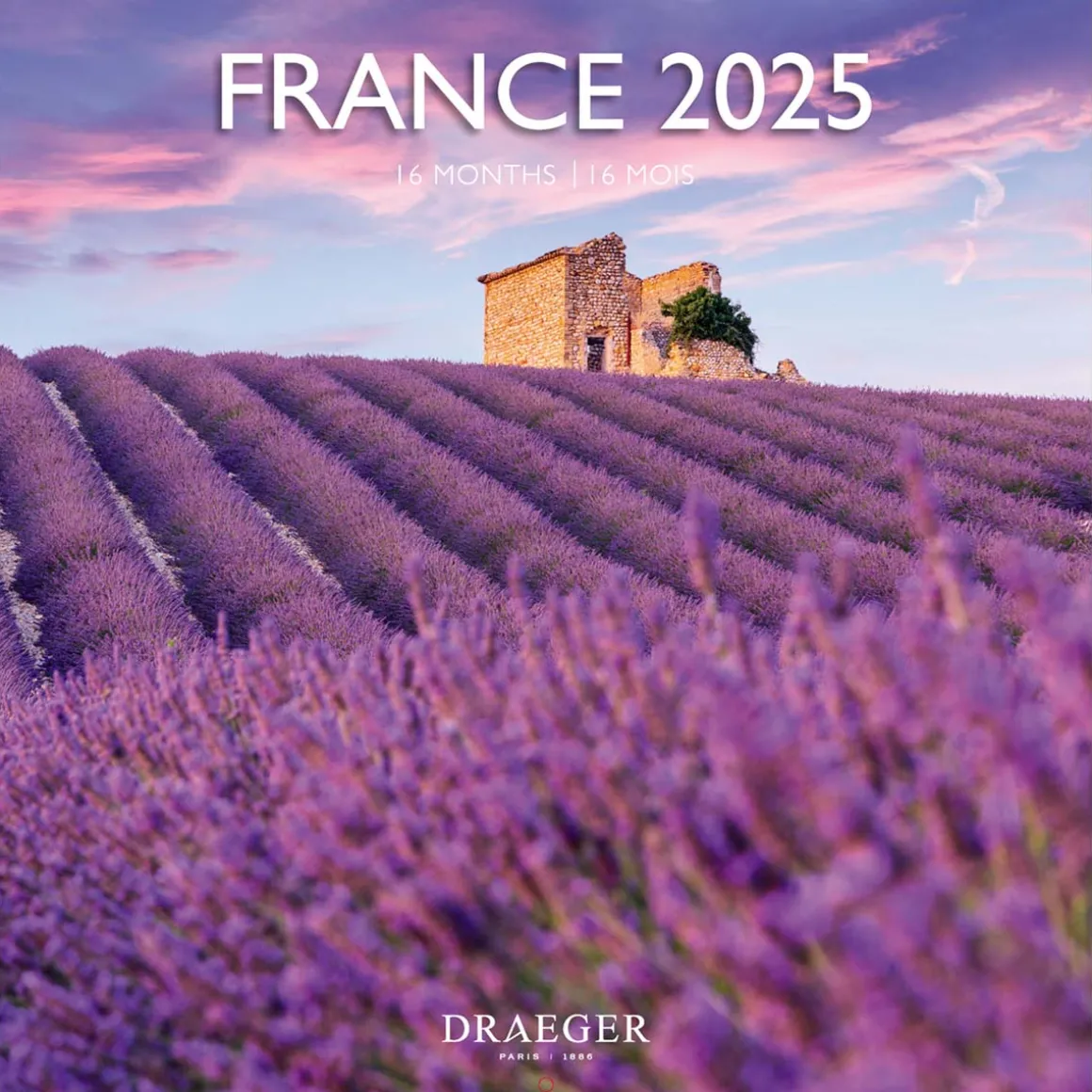 Calendriers|Agendas*Draeger Paris Grand Calendrier Mural 29x29 cm 2025