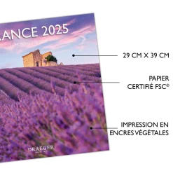 Calendriers|Agendas*Draeger Paris Grand Calendrier Mural 29x29 cm 2025