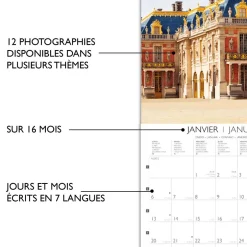 Calendriers|Agendas*Draeger Paris Grand Calendrier Mural 29x29 cm 2025