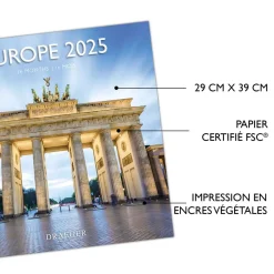 Calendriers|Agendas*Draeger Paris Grand Calendrier Mural 29x29 cm 2025