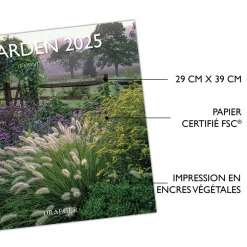 Calendriers|Agendas*Draeger Paris Grand Calendrier Mural 29x29 cm 2025
