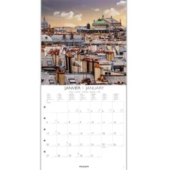 Calendriers|Agendas*Draeger Paris Grand Calendrier Mural 29x29 cm 2025